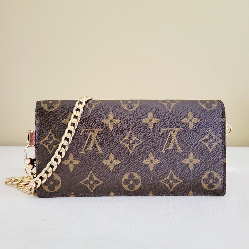 Louis Vuitton Wallet W Chain Bag Crossbody - Picture 2 of 7